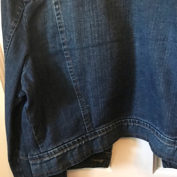 Juicy Couture Jeans Distressed Jean Jacket Size L - Picture 7 of 10
